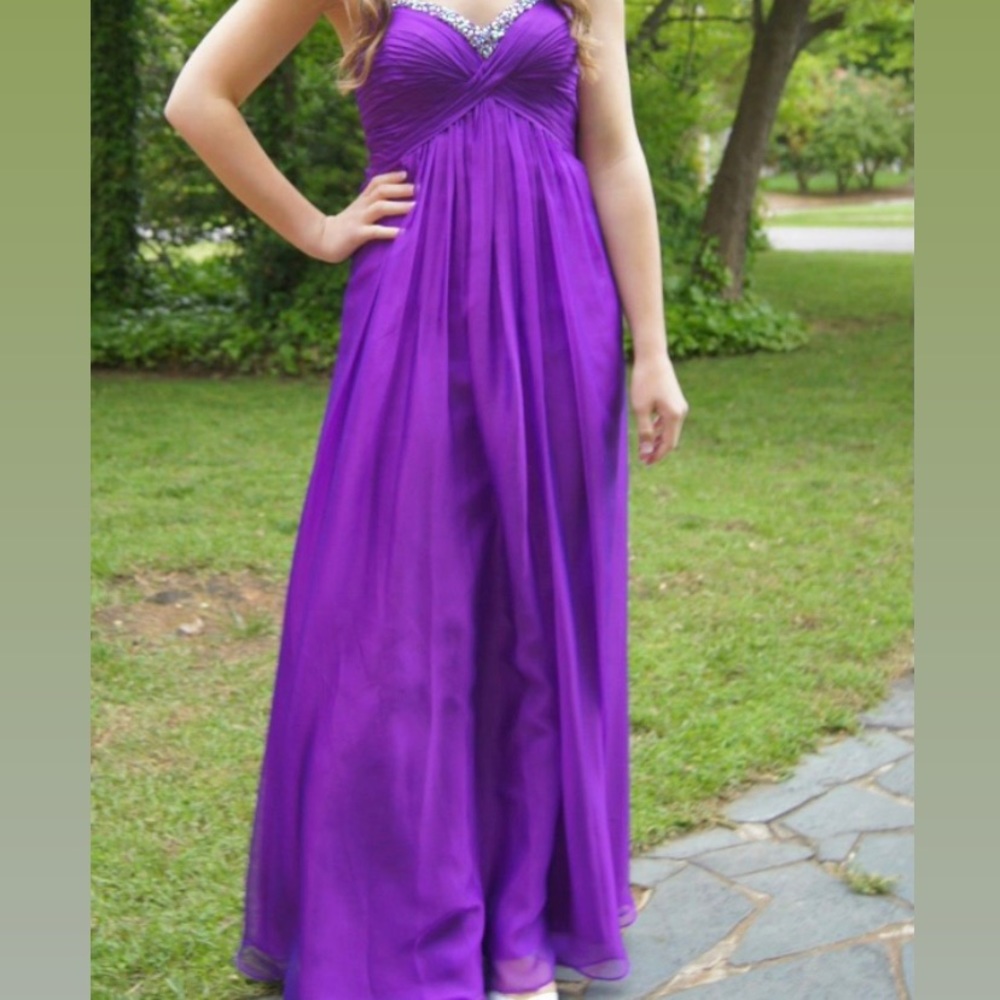 La Femme purple gown size 2